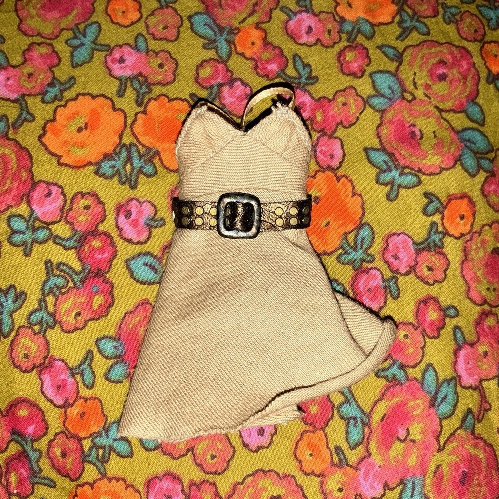 Bratz Doll Clothes Magic Make Up Cloe Dress With Belt Vintage Y2K Tan Brown